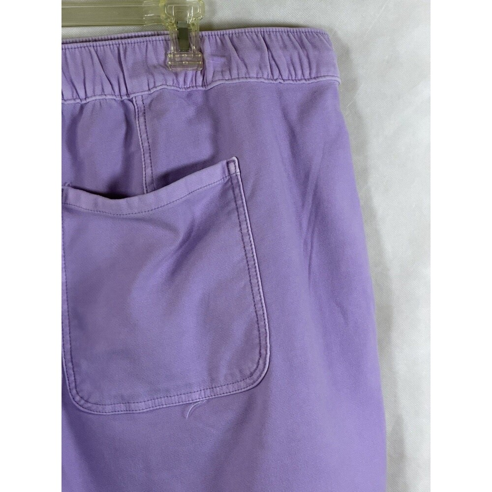 Lane Bryant Pull-On Knit Denim Shorts Women's Size 24 Purple High Rise NW 410672 - Picture 10 of 13